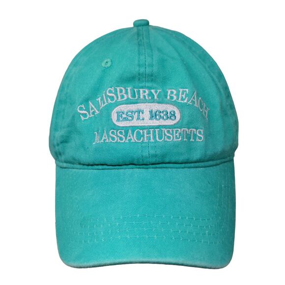 Jacobson Hat Women's Strapback Hat Blue Green Adjustable Salisbury Beach - Picture 1 of 8